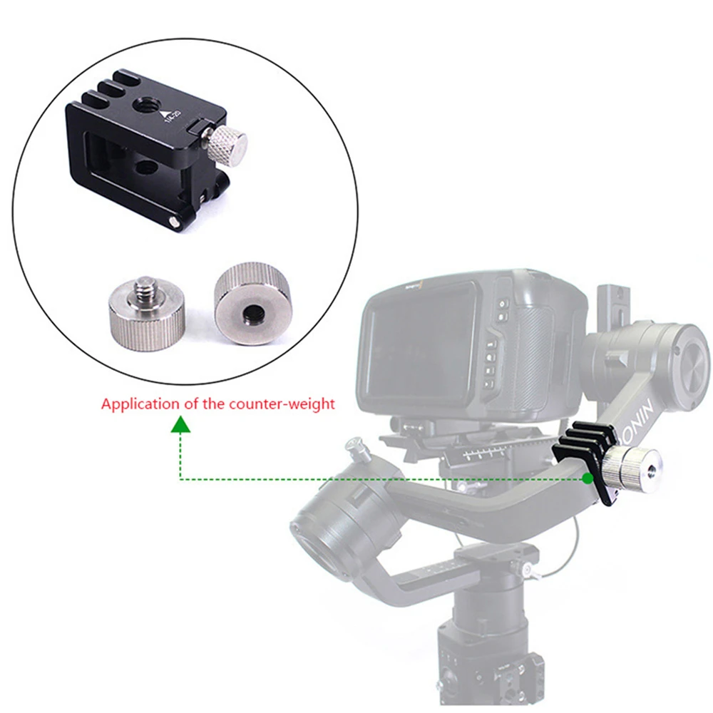 Счетчик веса 150 г для DJI Ronin S Gimbal Black Magic BMPCC 4K Camera Two 25g One 100g комбинированные