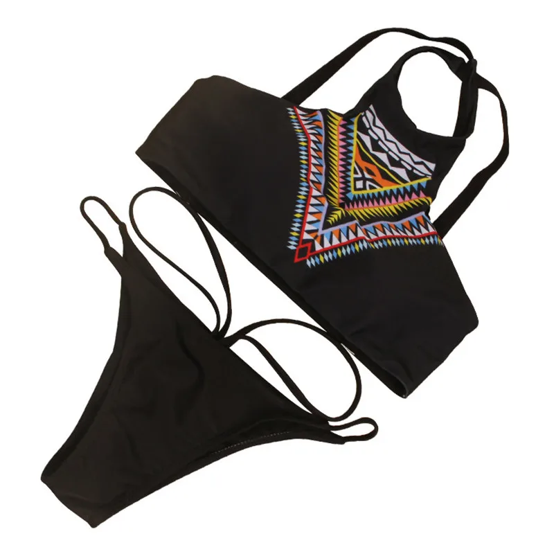 Новинка 2016 лидер продаж сексуальное Бразильское бикини с принтом Bikiny