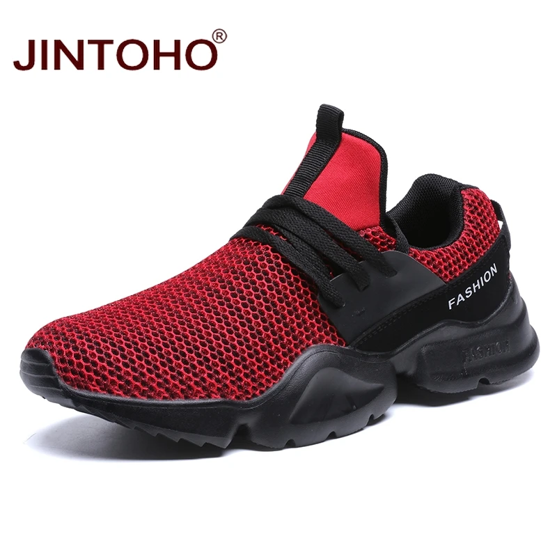 Кроссовки JINTOHO мужские сетчатые Повседневная модная обувь Брендовые