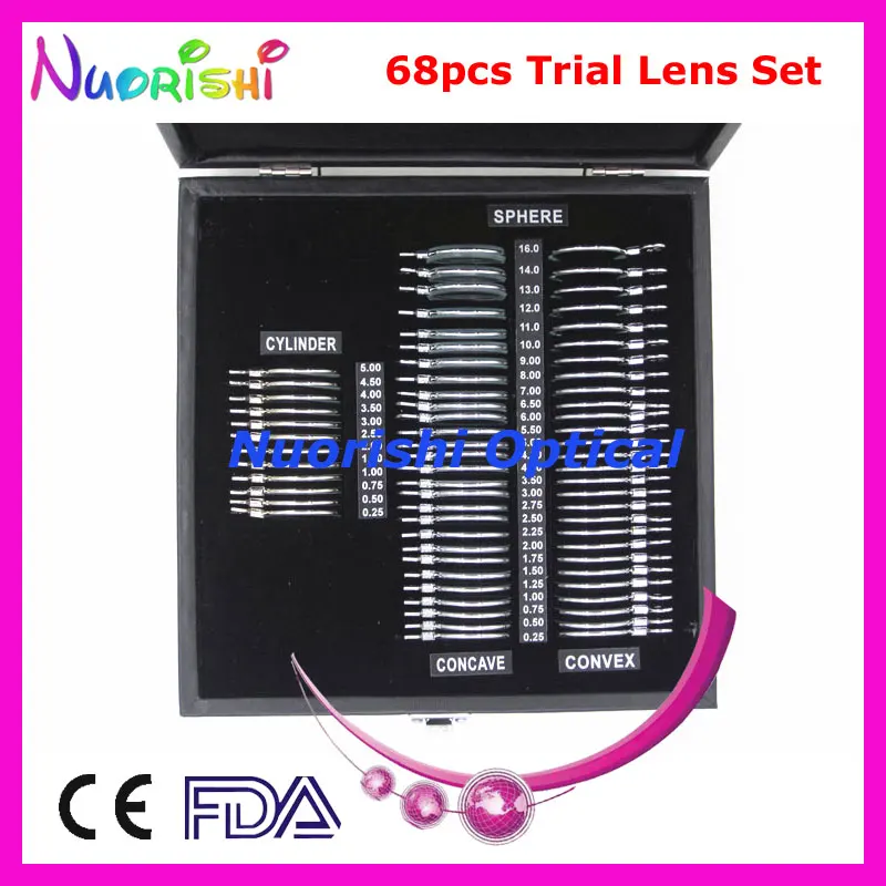 68 шт. набор оптических линз 68L JS|optical lens|lens opticalcase pack |