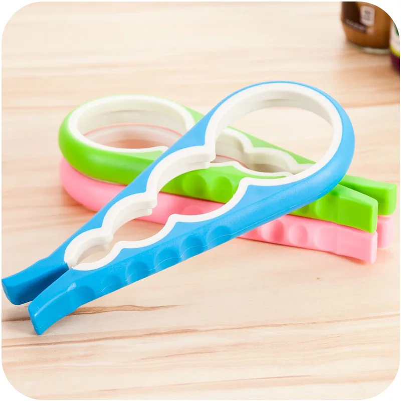 Бесплатная доставка 4 в 1 Многофункциональный банку крышкой для бутылок