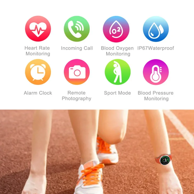 

IP67 Waterproof M8 Smart Bracelet Heart Rate Blood Pressure Sport Smartwatch For Android IOS Phone Wearable Devices PK Q1