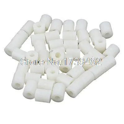 

50 Pcs Nylon Cylinder Shaped Standoff PC Board PCB Spacer 7mmx3.2mmx8mm