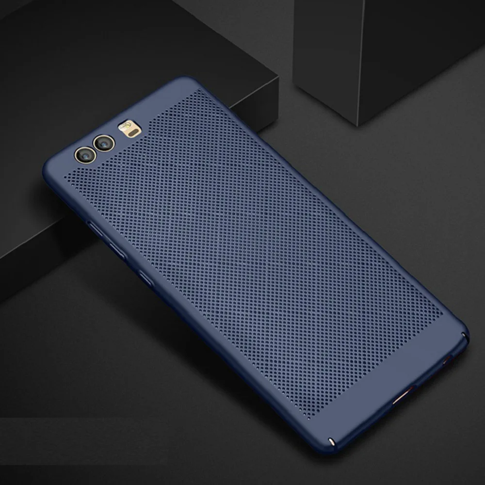 Blue KISSCASE Корпус для рассеивания тепла для Huawei P10 P20 Lite Plus чехол на хонор 9 лайт 10 Корпуса для охлаждения телефона для Huawei Mate 10 20 Lite Pro Honor 10 9 Cover - Цвет: Blue