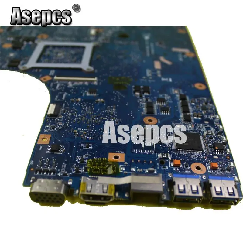 Asepcs K55N материнская плата для ноутбука For Asus K55DE K55DR K55D K55 тест оригинальная