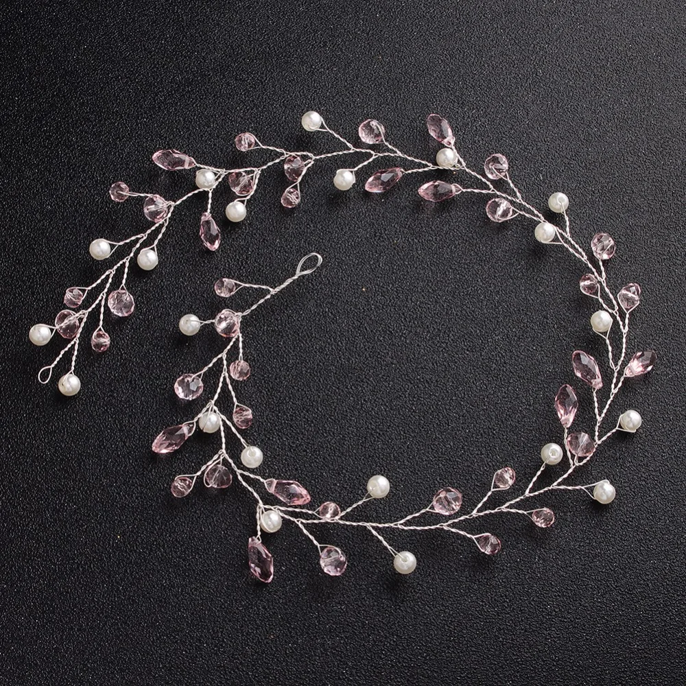 Простые Свадебные головные повязки ручной работы QYY новейшие жемчужные