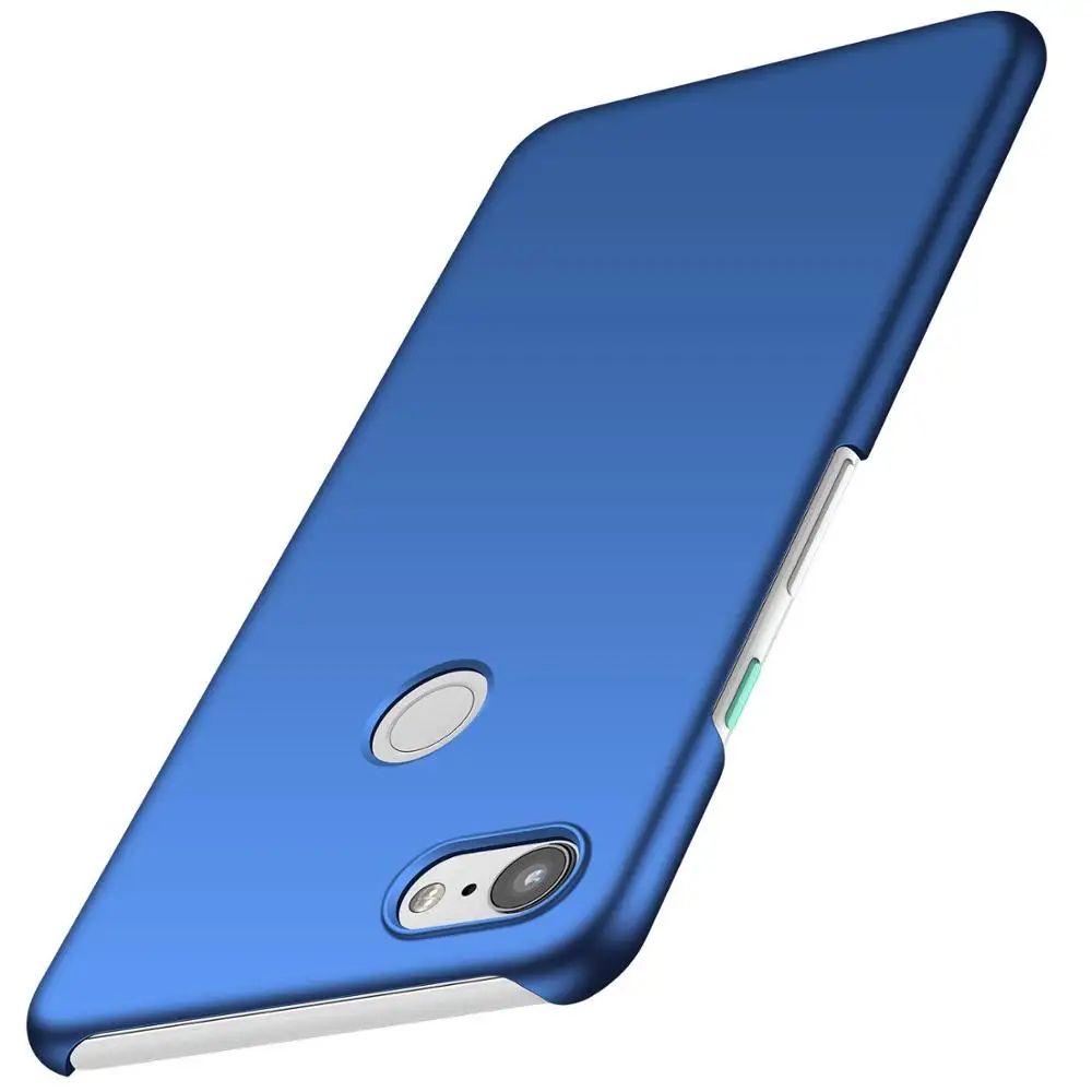 Blue Nicodd чехол для Google Pixel 3XL 3 2 полное покрытие Роскошный Матовый Жесткий пластик PC чехол для сотового телефона для Google Pixel 2XL XL 2 3 сумки - Цвет: Blue