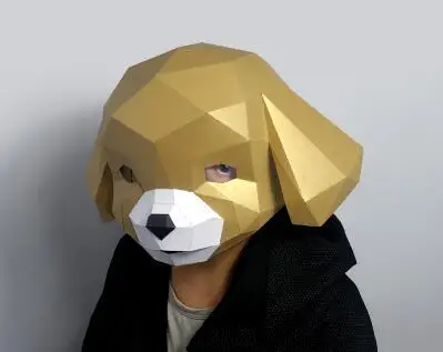 28 3D Маска для животных Pikach Gundam DIY вечерние бумажные маски для Хэллоуина с украшением на день рождения Детские аксессуары для украшения дома - Цвет: 28