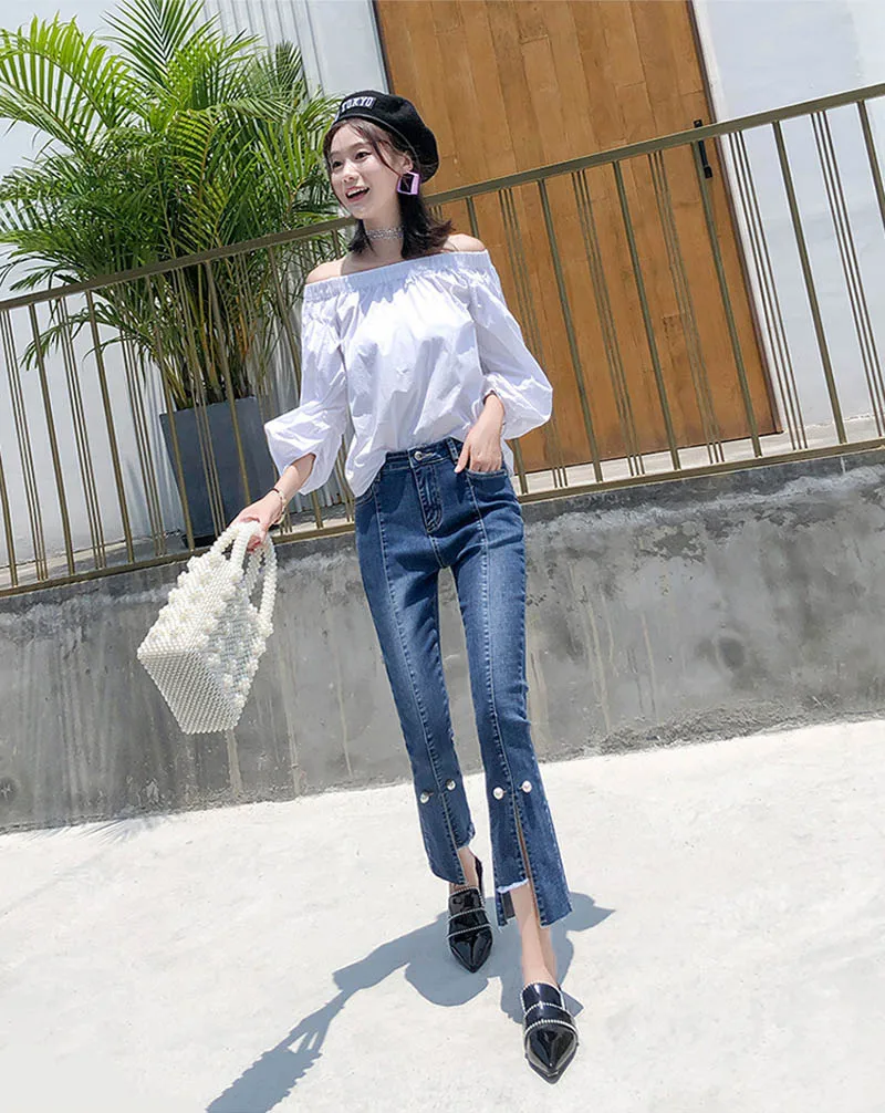 Джинсы женские весенне летние 2019| |