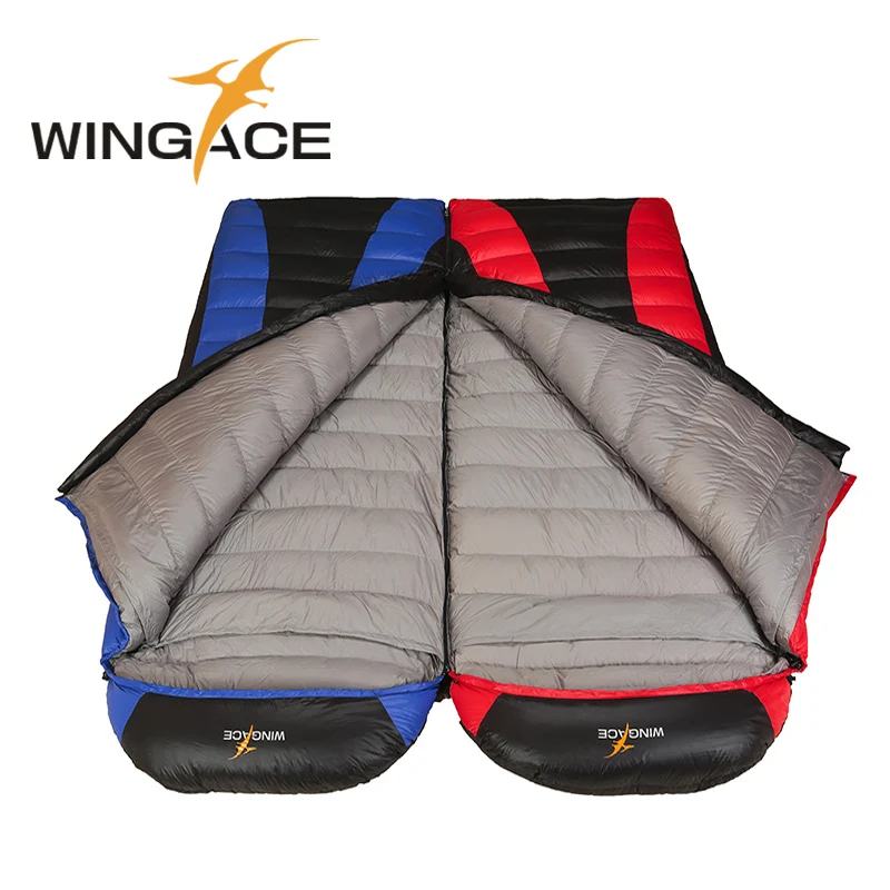 Зимний спальный мешок WINGACE Fill 2500 г с утиным пухом для взрослых Толстый