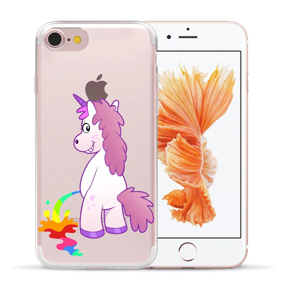Мягкий чехол из ТПУ I'm Unicorn As You Wish для iPhone 5 5S SE 6 6S 7 8 Plus XR X 11 Pro XS Max крутая