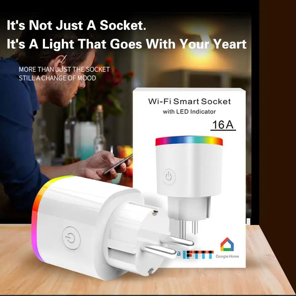 Aigitalal 1 шт. умная розетка Wifi Japan AU EU US uk вилка работает с для Google Home Mini Alexa IFTTT Smart Life |