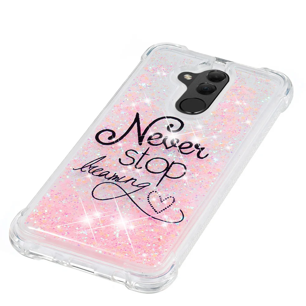 Soft 3D Liquid Case For coque Huawei Mate 20 Lite SNE-LX1 Nova 2i 10 Y3 Y5 III 2017 Y6 Y7 Funda Hoesjes | Мобильные телефоны и