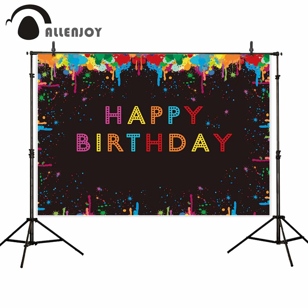 Allenjoy фоны для фотосъемки красочные акварельные художественные на день рождения