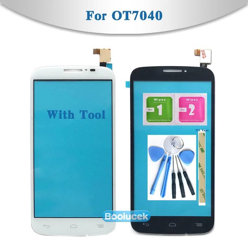 5 0 &quotдля Alcatel One Touch Pop C7 OT7040 7041 7040A сенсорный экран дигитайзер Датчик внешняя