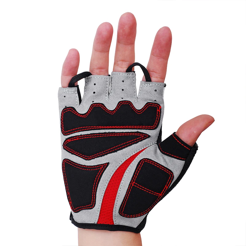 NUCKILY эластичные перчатки для шоссейного велосипеда половина пальца с