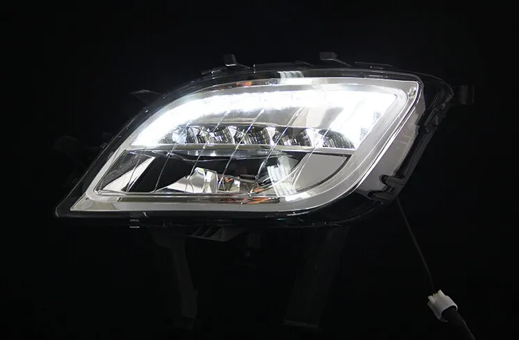 Светодиодный дневный ходовой свет DRL с желтым поворотным светом для Buick Excelle XT, Opel Astra J 2009-2013 наивысшего качества