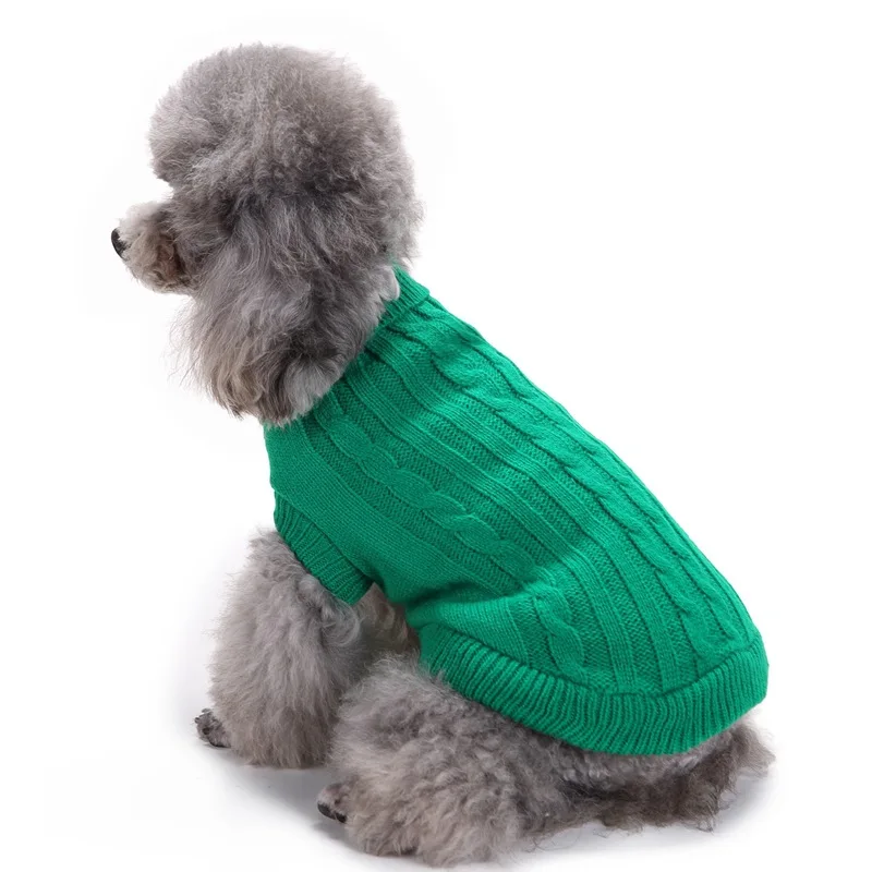 8 цветов свитер для собак щенка для маленьких собак зимние теплые Pet Одежда с принтом в виде собак для йоркширских терьеров и чихуа-Хуа пуловер домашних животных Костюмы ropa perro