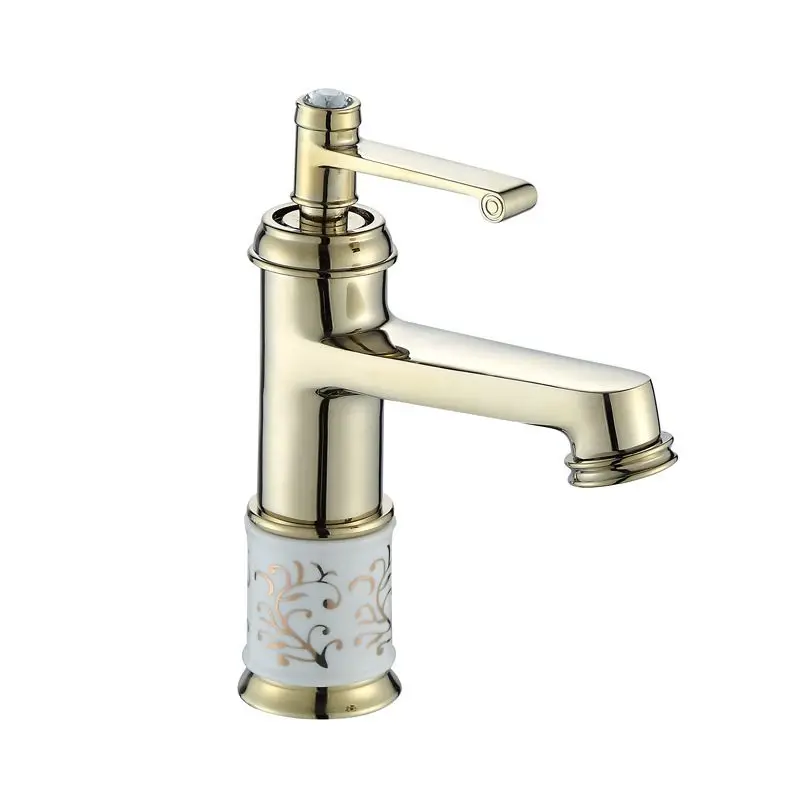 1 комплект сидящий кран с одной Ручкой Основной латунный корпус гальванический