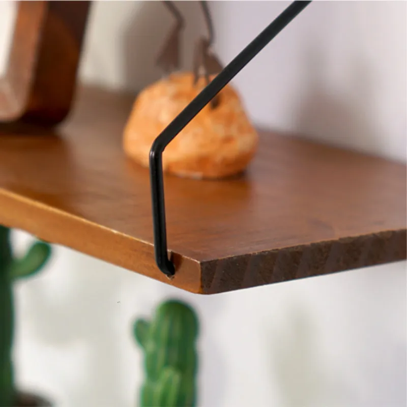 Скандинавские Ins декоративные доски упрощенная деревянная настенная полка для