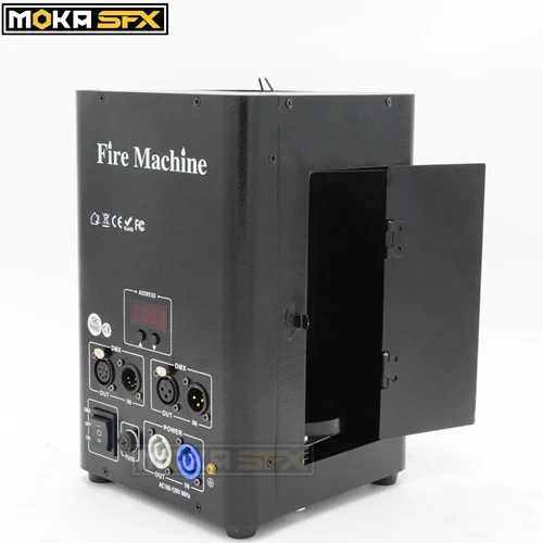 10 units Высокое качество зажигание пожарная машина сценическое Пламя машина dmx контроль спрей сценический эффект пламя проектор с безопасным каналом - Цвет: 10 units