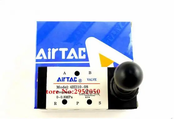 Бесплатная доставка Airtac 4H210-08 порт 1/4 &quotBSP ручные клапаны управления 5 способ