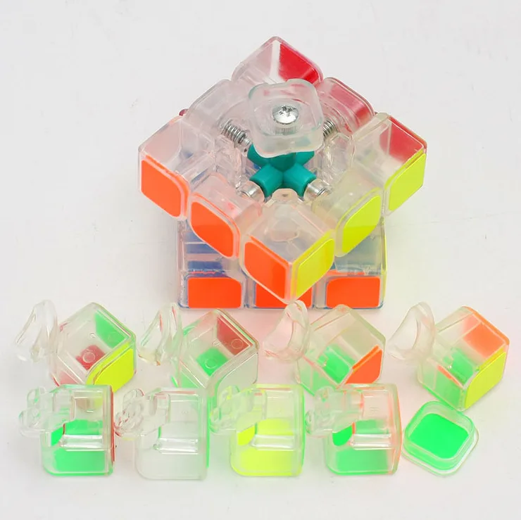 Длинный Волшебный куб YJ Yongjun GuanLong 3x3x3 головоломка Guan для начинающих прозрачные