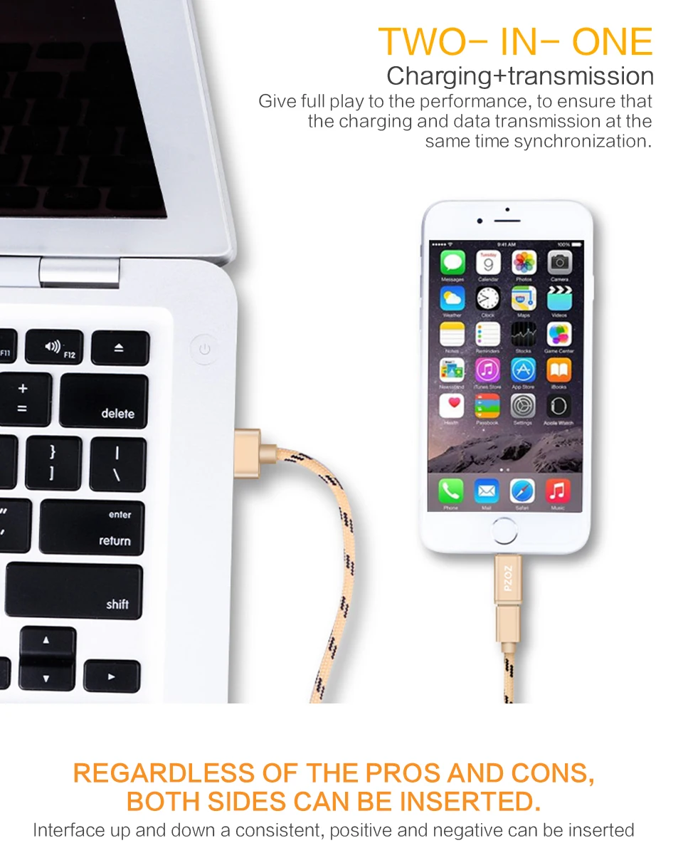 PZOZ Micro USB Женский Для iphone 8 Pin мужской адаптер синхронизации и зарядки для iphone 6 7 8 X конвертер OTG портативный для IPad