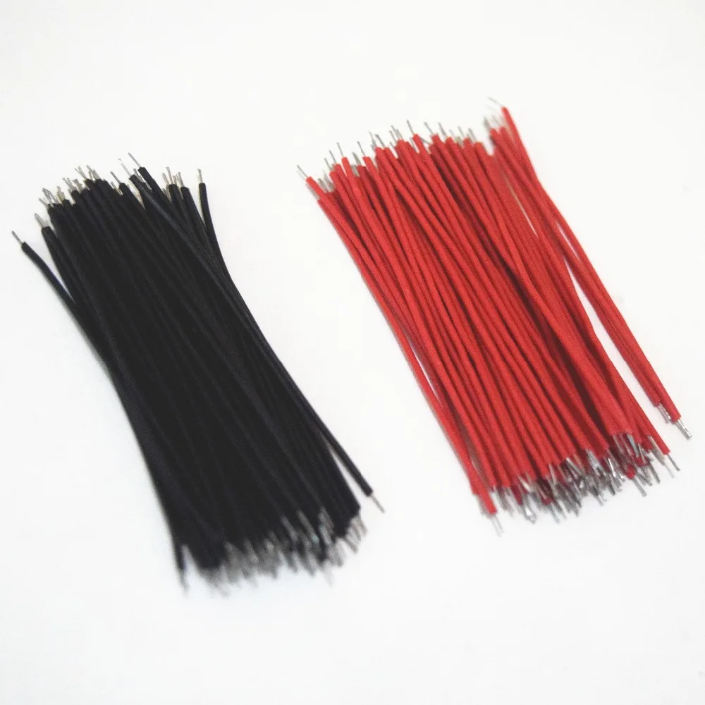 

100PCS/LOT Tin-Plated Breadboard PCB Solder Cable 24AWG 6cm Fly Jumper Wire Cable Tin Conductor Wires 1007-24AWG Connector Wire