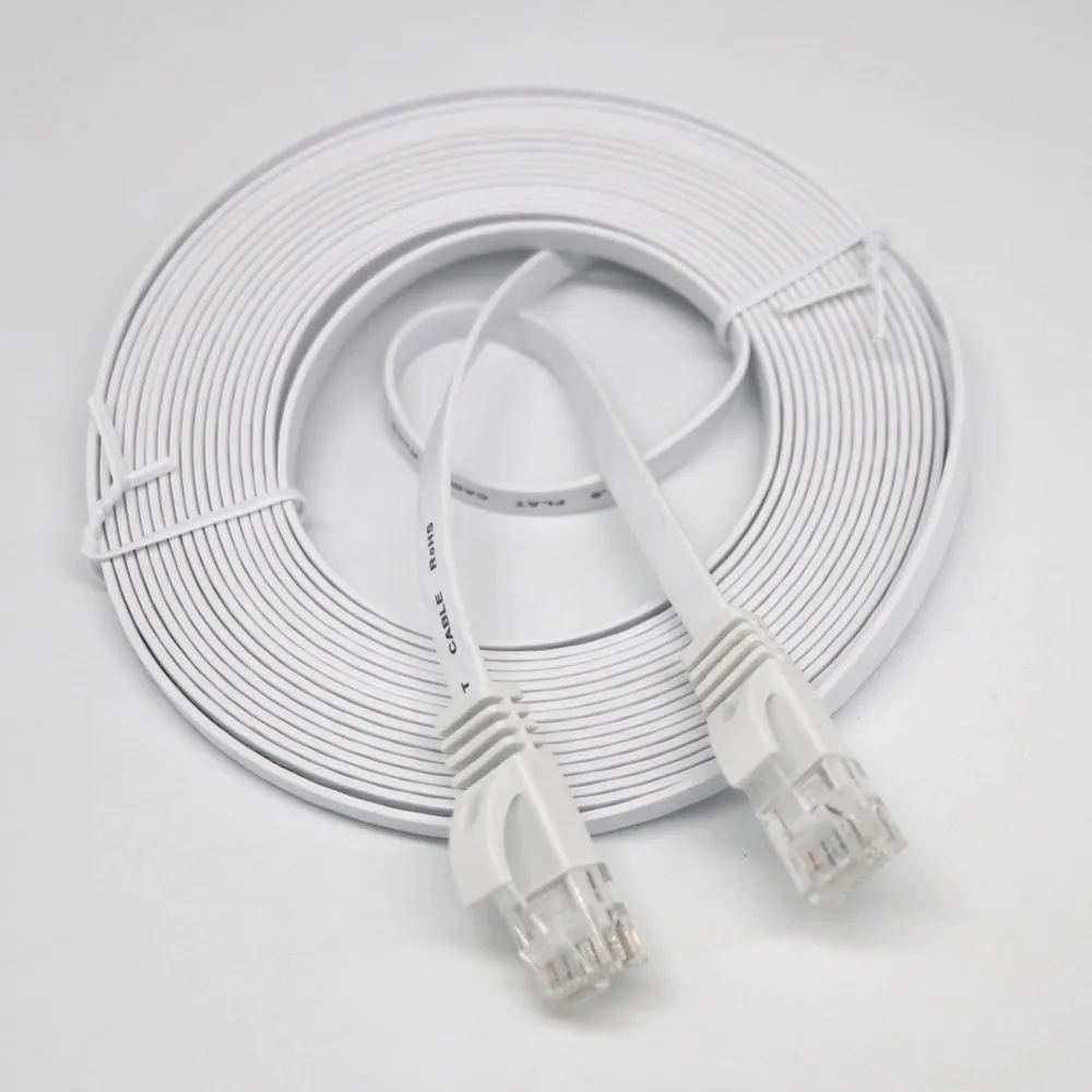 LANDFOX 2020 новый 20 м RJ45 CAT6 Ethernet сетевой LAN кабель Плоский UTP патч-роутер интересная