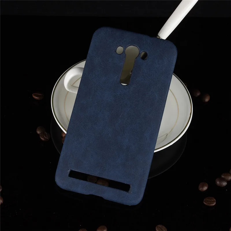Case For Asus Zenfone 2 Laser ZE550KL PU Leather Hard Plastic Back Cover Phone ZE 550KL ZE551KL Z00LD |