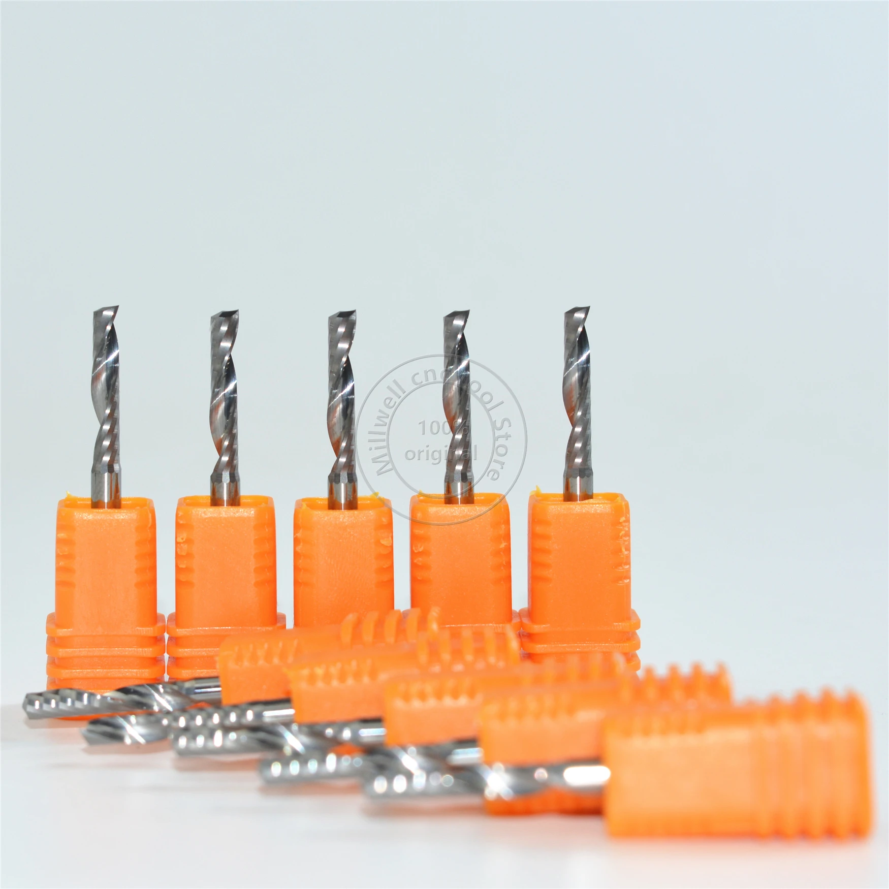 10 PCS 3.175mm * 17 мм Деревообрабатывающие инструменты с ЧПУ карбидные концевые фрезы
