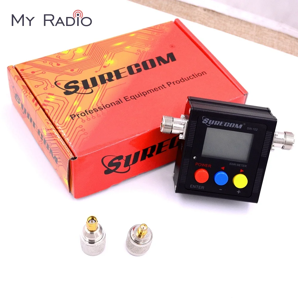 SURECOM SW 102 цифровой счетчик мощности и КСВ частоты для радиочастотного сканера ham