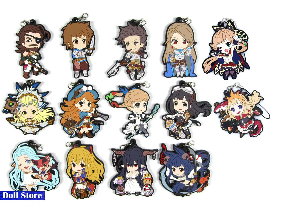Granblue фантазия оригинальный японский аниме Рисунок резиновый силиконовый чехол