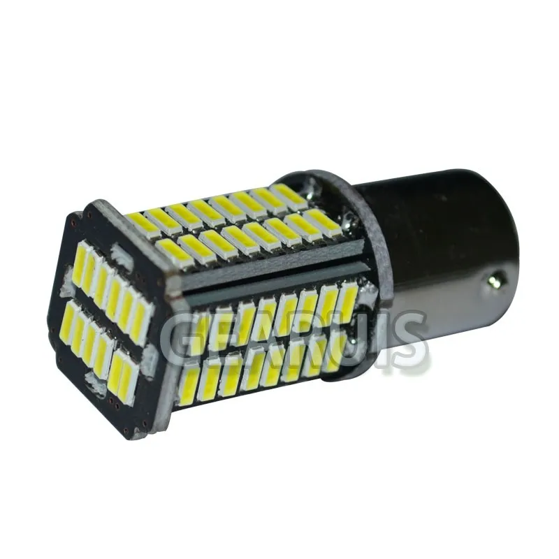 10 шт. высокий люмен 1157 bay15d P21W 1156 ba15s 76 SMD 4014 светодисветодиодный 280MA автомобильный