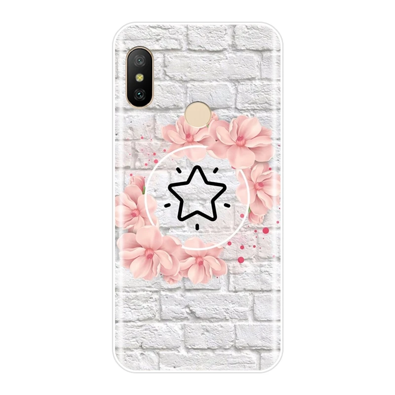 Мягкий силиконовый чехол с сердечками и самолетом для Xiaomi MI A1 A2 Lite Mi5 Mi6 Mi8 задняя