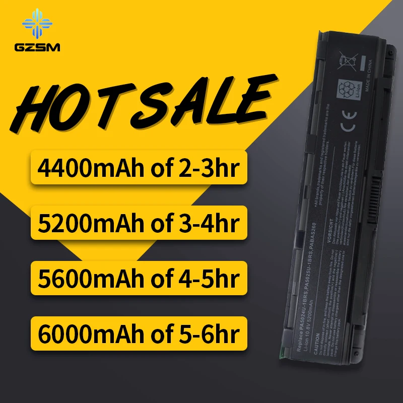 HSW Аккумулятор для ноутбука Satellite C805 C805D C840 C840D C845 C845D C850 C850D C855 C855D C870 C870D C875 C875D PA5024