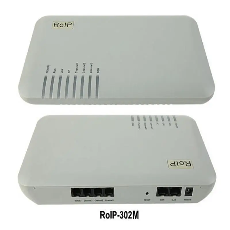 RoIP302M преобразует аудиосигналы и PTT в радиотерминале IP-пакеты а затем передает