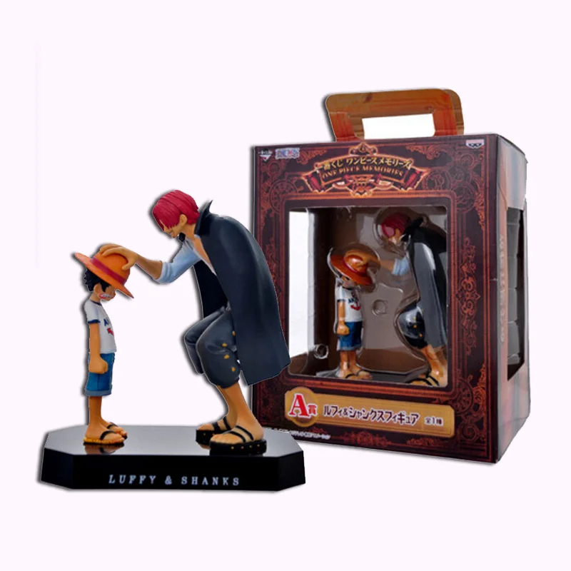 18 см экшен фигурки аниме соломенная шляпа Луффи Шанкс красный украшения для