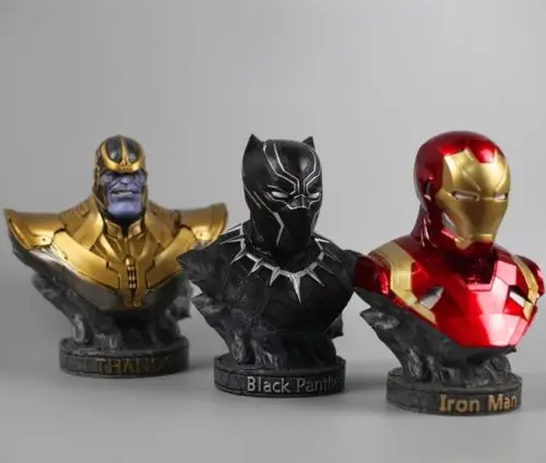 Мстители Infinity War танос/Железный человек/Черная пантера полимерная фигура статуя 7