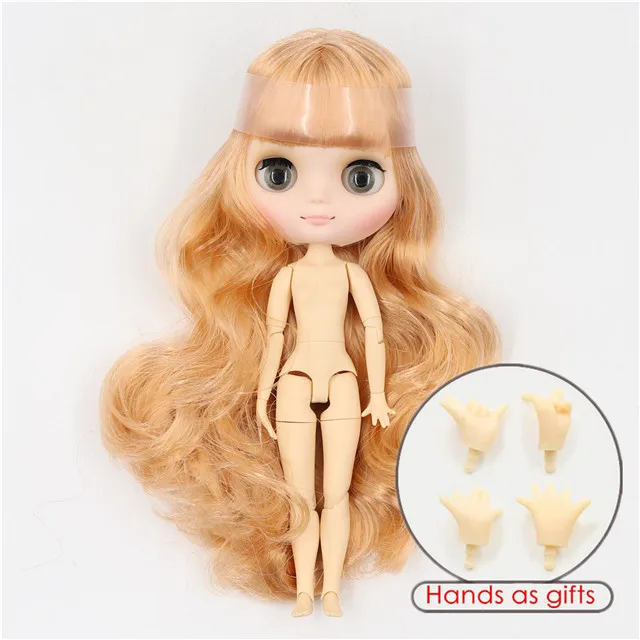 Фабрика blyth middie кукла 1/8 bjd 20 см матовое лицо шарнирное тело милая игрушка подарок для девочки - Цвет: matte face U