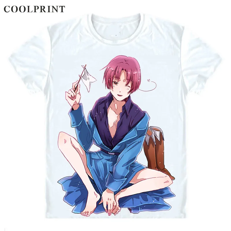 North Italy Brothers Feliciano Vargas T Shirt Axis Powers Hetalia Men Casual TShirt Premium T-Shirt Printed Short Sleeve Shirts | Мужская