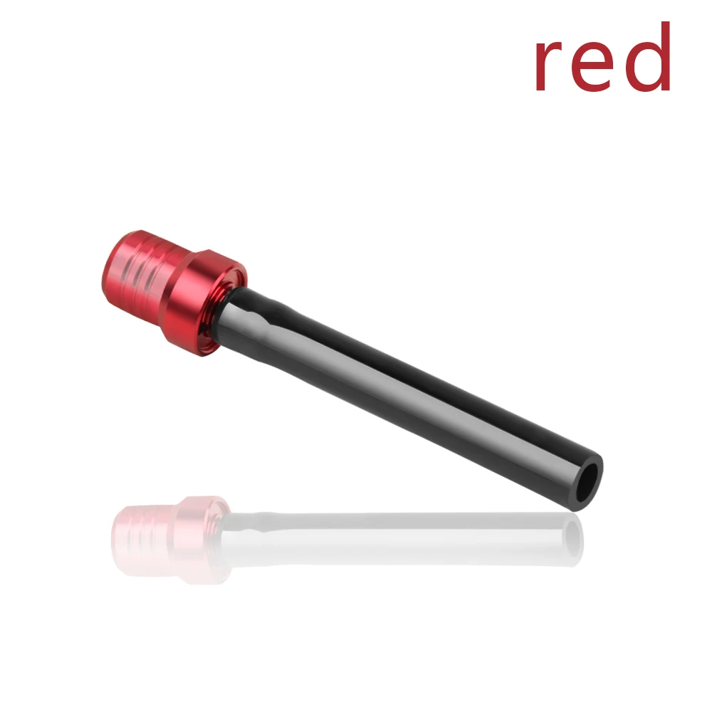 red Мотоциклетная газовая топливная крышка клапана из алюминиевого сплава вентиляционная труба шланг Труба Atv Pit давление снижение вентиляция аксессуары для велосипедов - Цвет: red