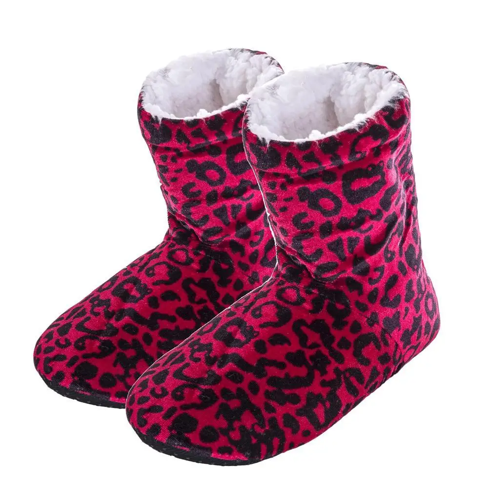 Женские леопардовые домашние носки FRALOSHA Нескользящие мягкие для пола женские