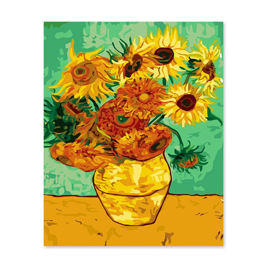 

Van Gogh gift Gaug sunflower famous painting decoration warm classic commemoration of the joy sun