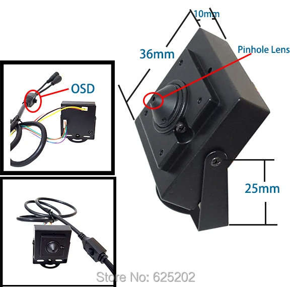 Освещение Мини объектив 2.0MP TVI/CVI/AHD/CVBS сигнал вместе CCTV камера с OSD|cctv internet camera|cctv