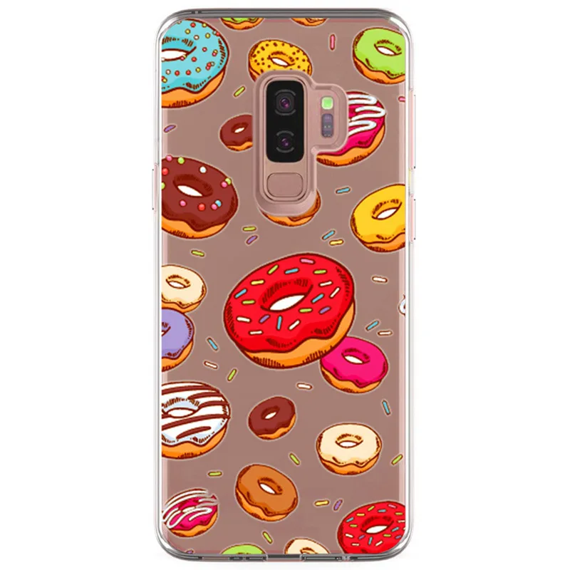 Для Samsung Galaxy S9 S9Plus S8 Plus S7 edge Note 8 TPU цветной мягкий чехол с изображением снежного