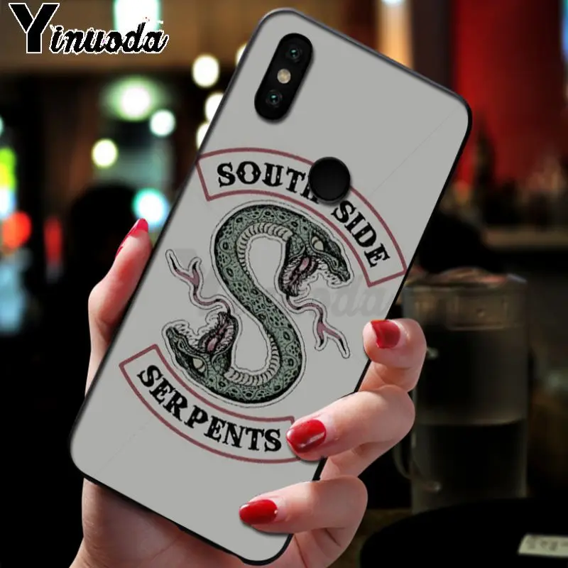 Yinuoda ривердейл SouthSide змеи чехол для телефона чехол для xiaomi redmi 7 5 плюс 6pro 6a 4x go note5 note7 note6pro mi8se 9se coque