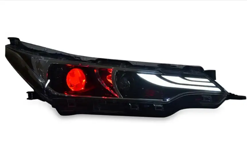Corolla фара, HID xenon, автомобиль Стайлинг для corolla бампер лампы, дополнительно сглаз, auris, пик, altis налобный фонарь
