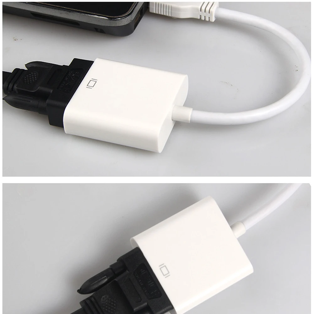 Новая быстрая скорость USB USB3.0 к VGA кабель для компьютера черный/белый/синий